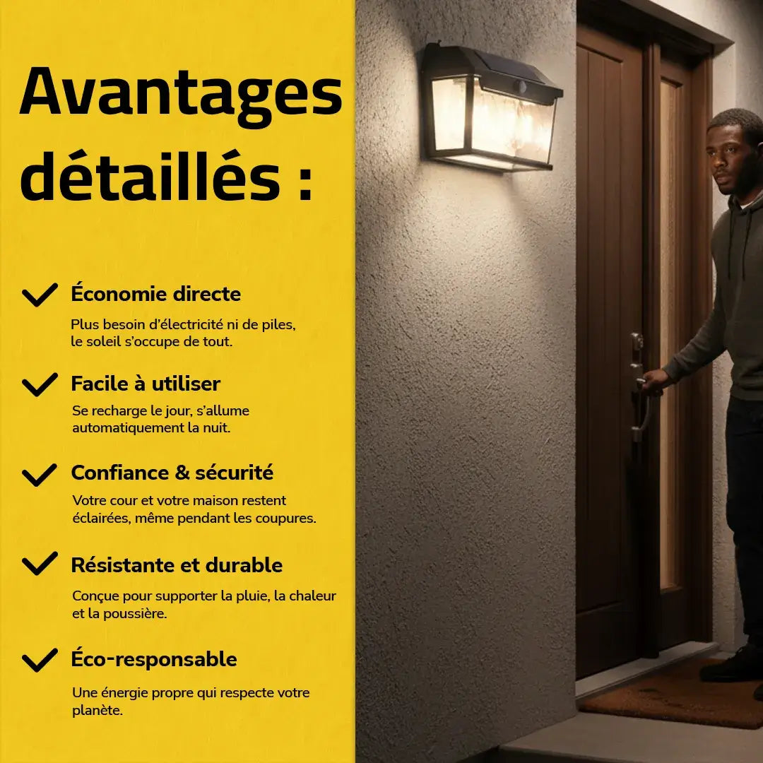 Lampe Solaire Extérieure – Illuminez vos nuits gratuitement !