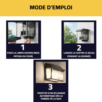 Lampe Solaire Extérieure – Illuminez vos nuits gratuitement !